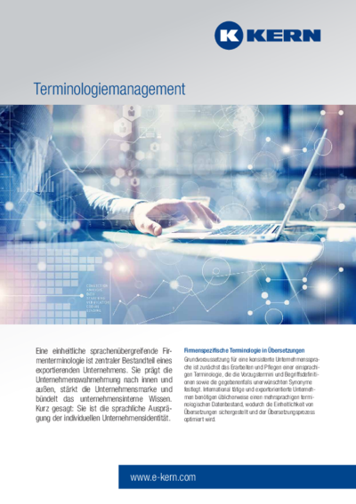 Download Infoblatt Terminologiemanagement