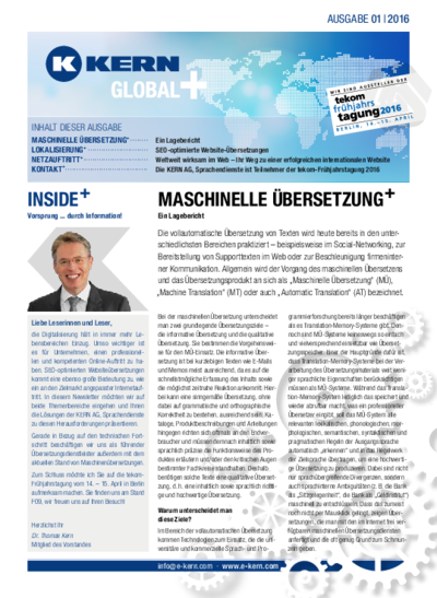 PDF Download Newsletter Global+ 01/2016