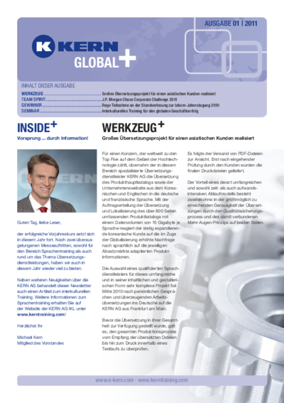 PDF Download Newsletter Global+ 01/2011