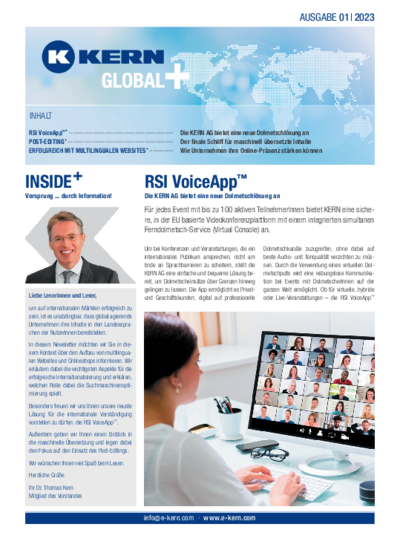 Download Newsletter Global+ 01/2023