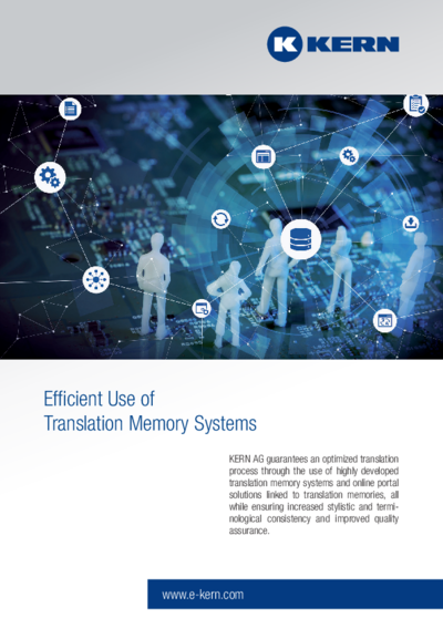 Download Infosheet Translation Memory Systems
