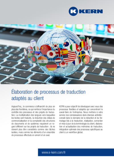 Élaboration de processus de traduction adaptés au client