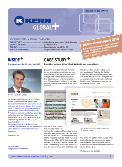 PDF Download Newsletter Global+ 02/2010