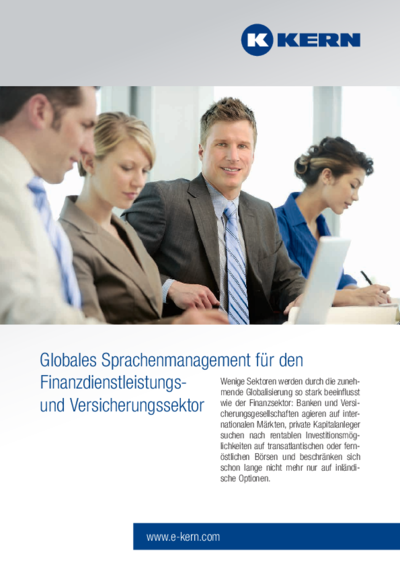 Download Infoblatt Finanzdienstleistungs- und Versicherungssektor