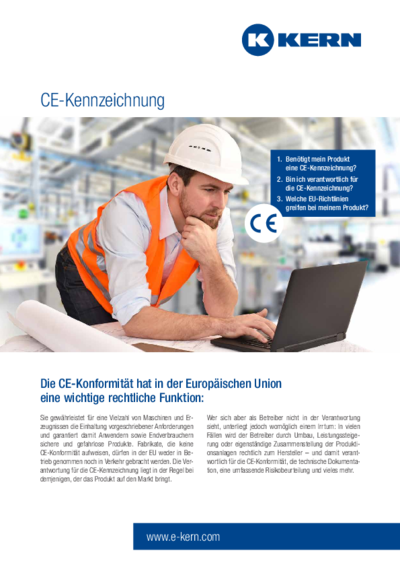 PDF-Download Infoblatt Technische Dokumentation – CE-Kennzeichnung