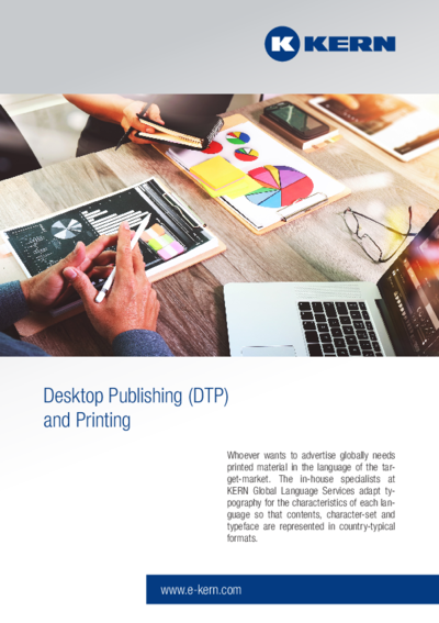 Download Infosheet Desktop publishing (DTP) and print