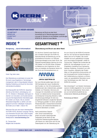 PDF Download Newsletter Global+ 02/2012