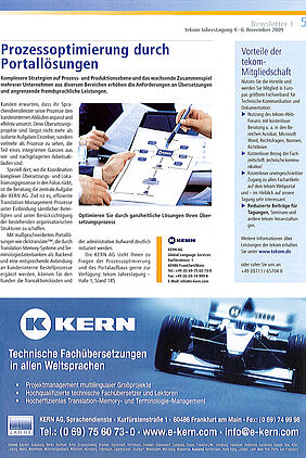 Tekom Newsletter Ausgabe 06/2009