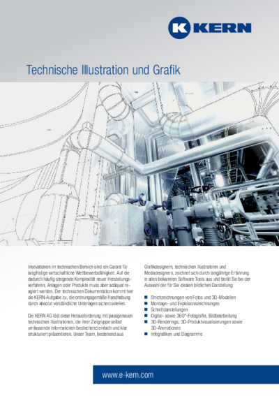 Download Infoblatt Technische Dokumentation – Illustration
