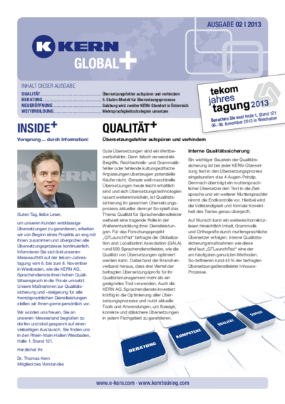 PDF Download Newsletter Global+ 02/2013