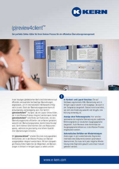 Download Infoblatt (p)review4client™ – der Layout Online-Editor