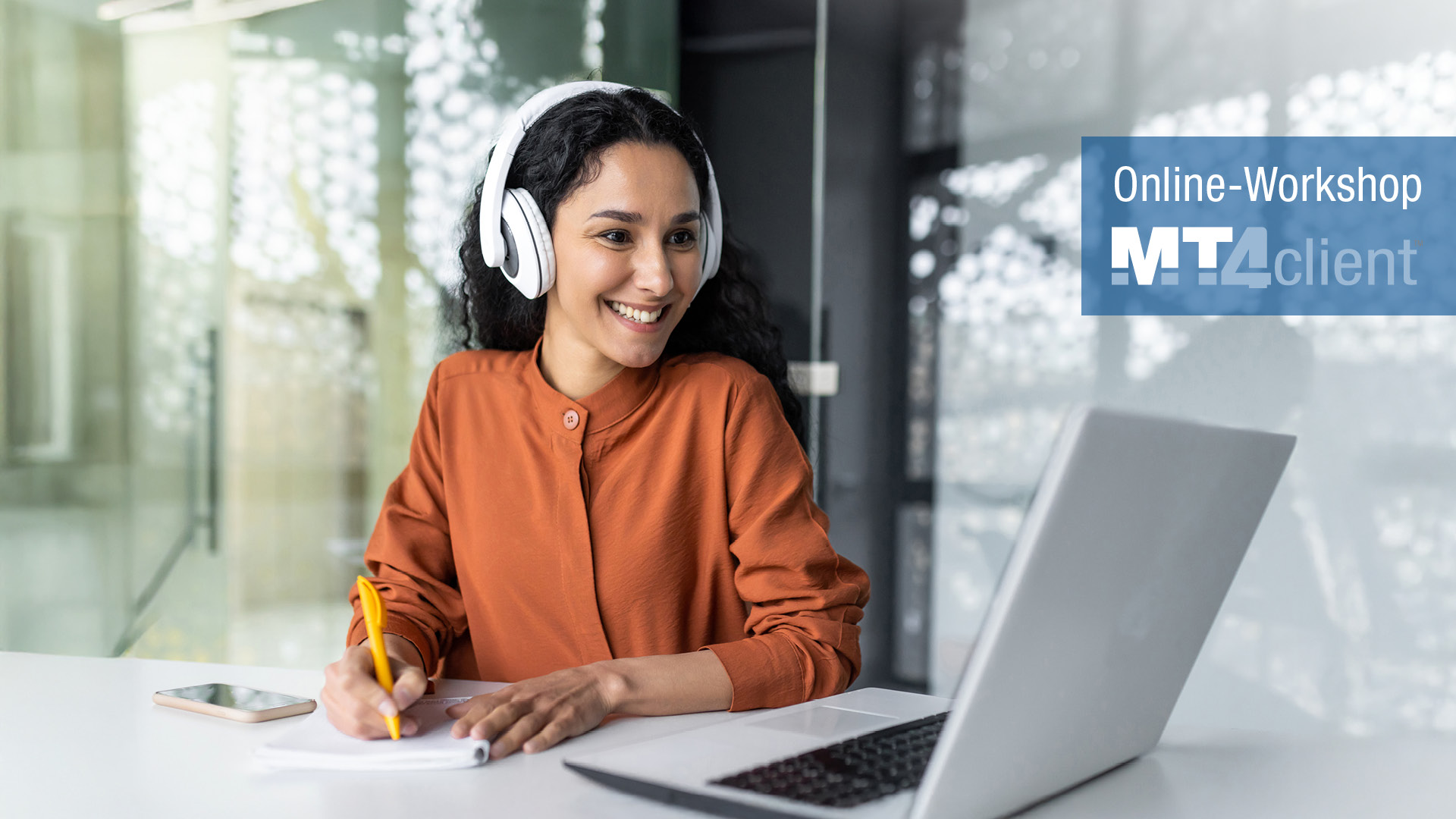 Einladung zum Online-Workshop MT4Client